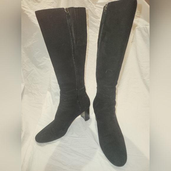 Aquatalia Made In Italy Knee High Leather Boots Size 9 - Picture 2 of 13